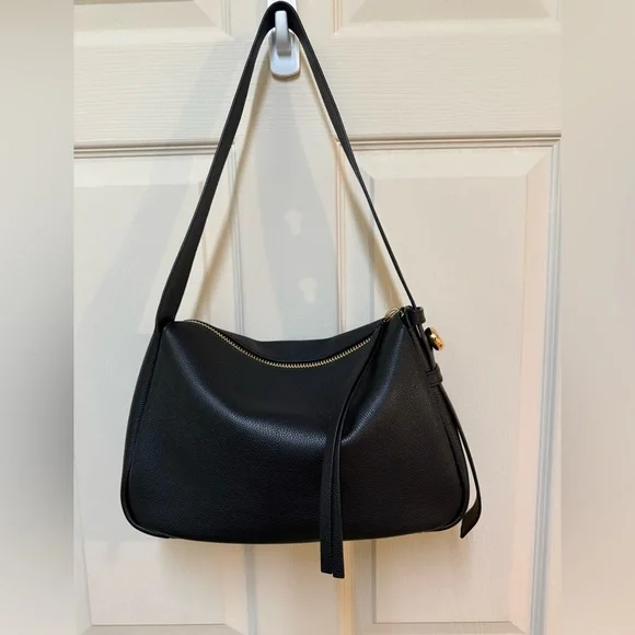 Authentic Tory Burch ROMY Black Shoulder Bag - Picture 7 of 16